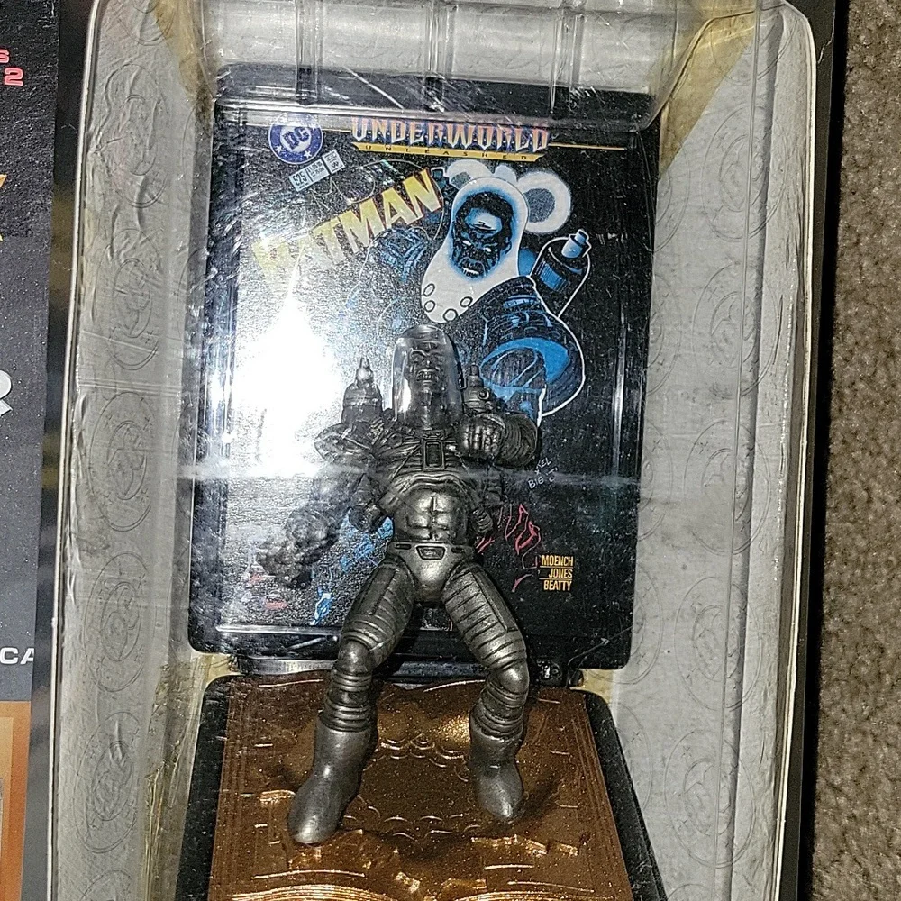 Vintage1995 Mr Freeze Batman DC Fine Pewter Original Figure w/COA Comic Book